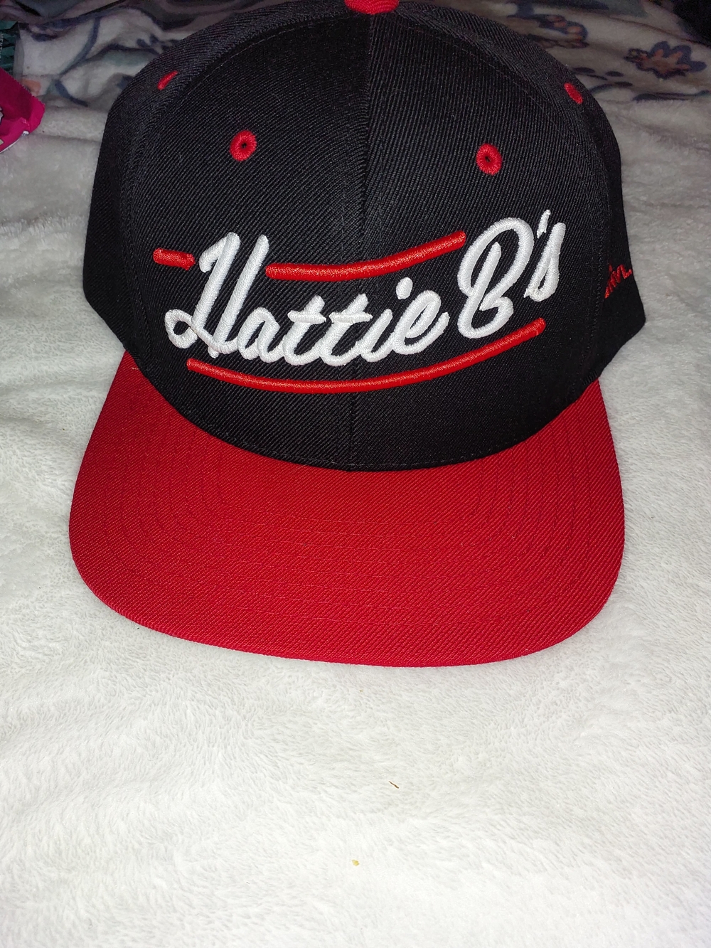 Hattie B's Hot Chicken Atlanta East Black & Red Snapback Hat